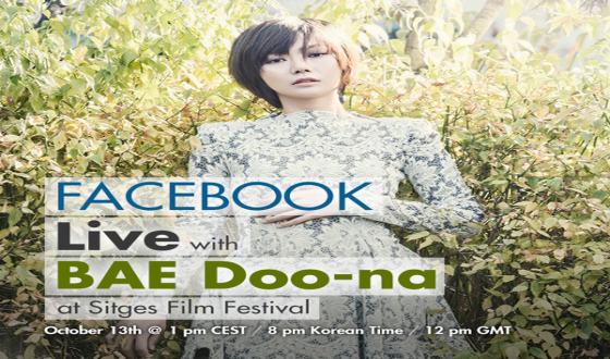 Facebook Live with BAE Doo-na at Sitges
