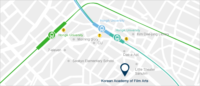 Korean Academy of Film Arts Rough Map
